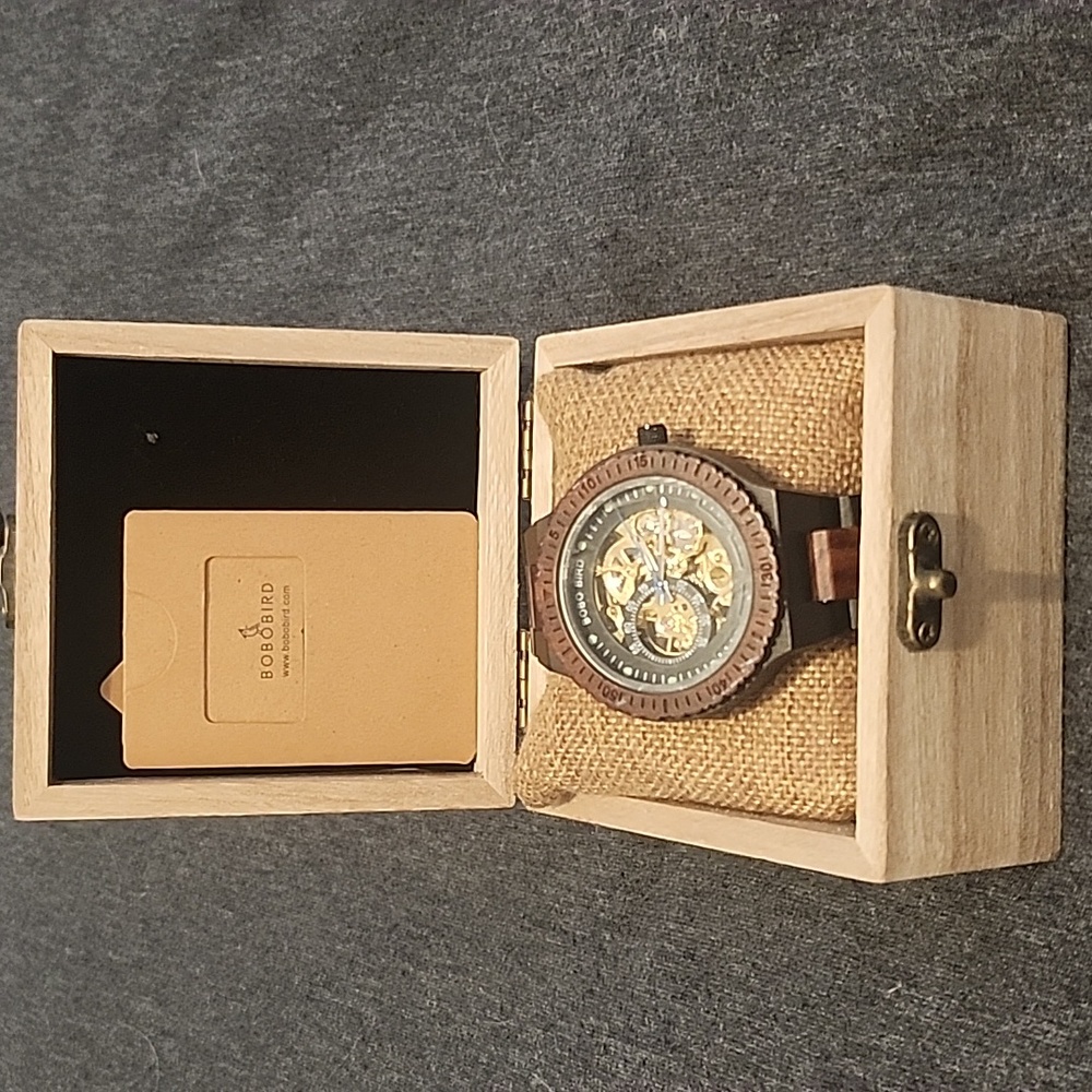 Mens Bobobird wood watch